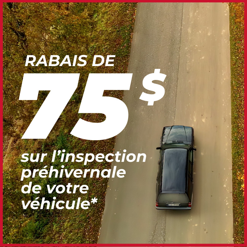 MPB St-Nicolas Promo Inspection Prehivernale rabais 75